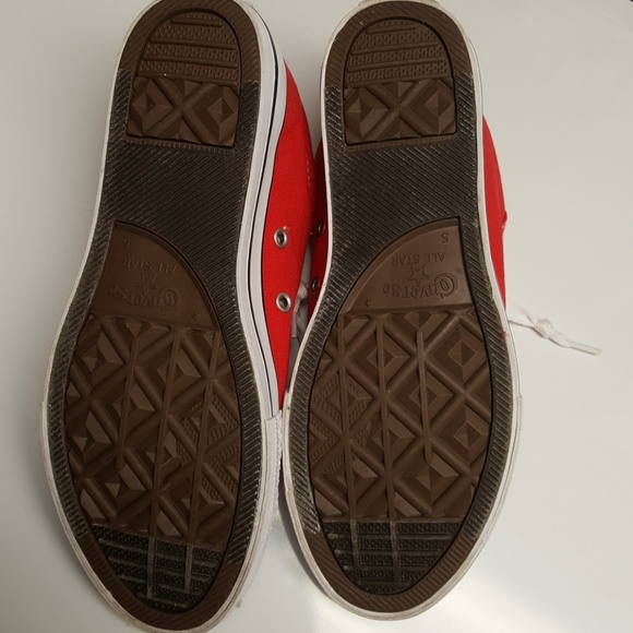 Red Converse All Stars Low Top Chucks - Picture 6 of 6